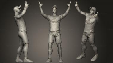 Figurines of people Mximo Banguera 3d model
